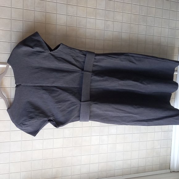 BISOU BISOU Grey midi dress - Picture 2 of 3